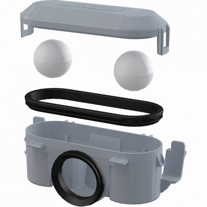 Гидрозатвор ALCAPLAST для пластикового водоотводящего желоба P065-ND