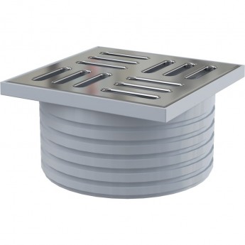 Горловина сливного трапа ALCAPLAST APV0900, решетка 105х105 нержавеющая сталь для APV26, APV26C
