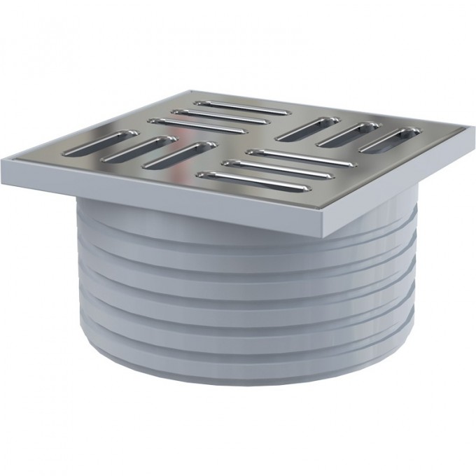 Горловина сливного трапа ALCAPLAST , решетка 105х105 нержавеющая сталь для APV26, APV26C APV0900