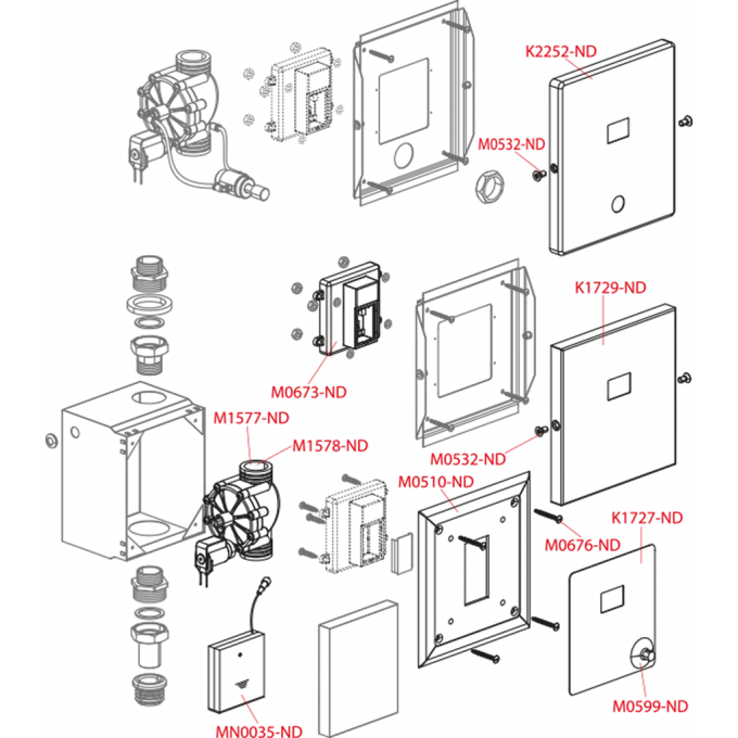 Клапан для сенсора ALCAPLAST M1577-ND