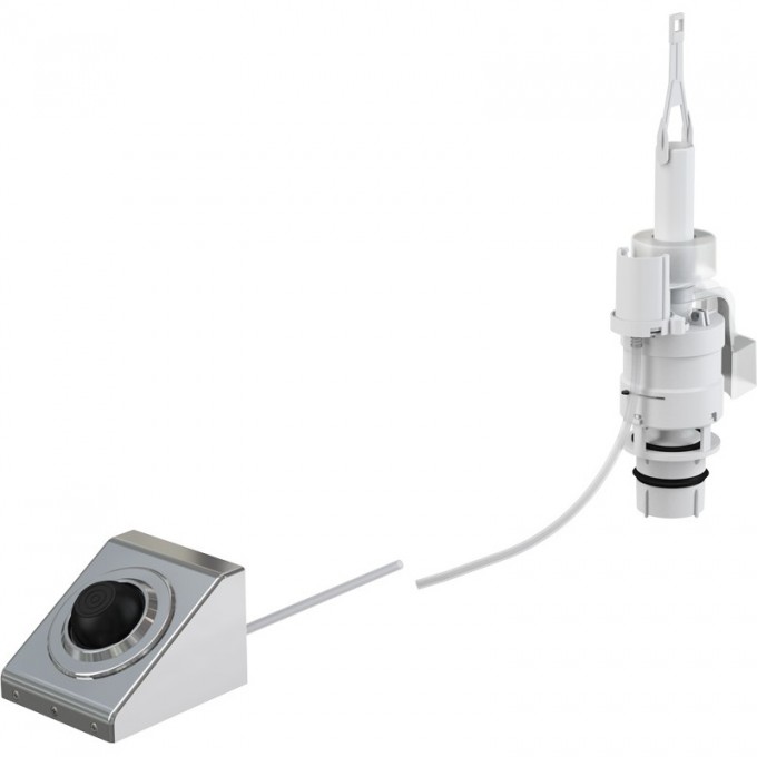 Кнопка пневматического смыва на расстоянии ALCAPLAST , ножное управление, металл, монтаж в стену MPO13