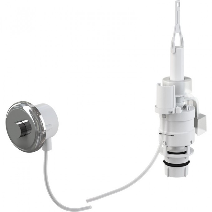 Кнопка пневматического смыва на расстоянии ALCAPLAST ручное управление, хром глянцевый MPO11