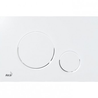 Кнопка управления ALCAPLAST M670 для скрытых систем инсталляции, белый