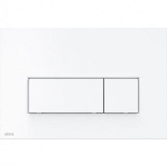 Кнопка управления ALCAPLAST M576 для скрытых систем инсталляции, белый матовый