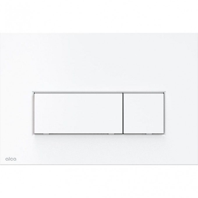 Кнопка управления ALCAPLAST для скрытых систем инсталляции, белый матовый M576