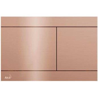 Кнопка управления ALCAPLAST FUN-RG-P для скрытых систем инсталляции, красное золото, глянец