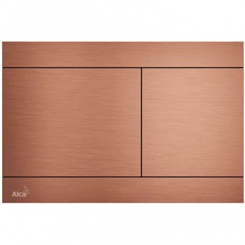 Кнопка управления ALCAPLAST FUN-RG-B для скрытых систем инсталляции, красное золото, матовое