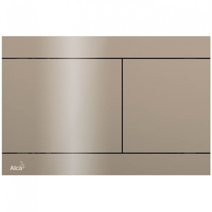 Кнопка управления ALCAPLAST для скрытых систем инсталляции, никель глянец FUN-N-P