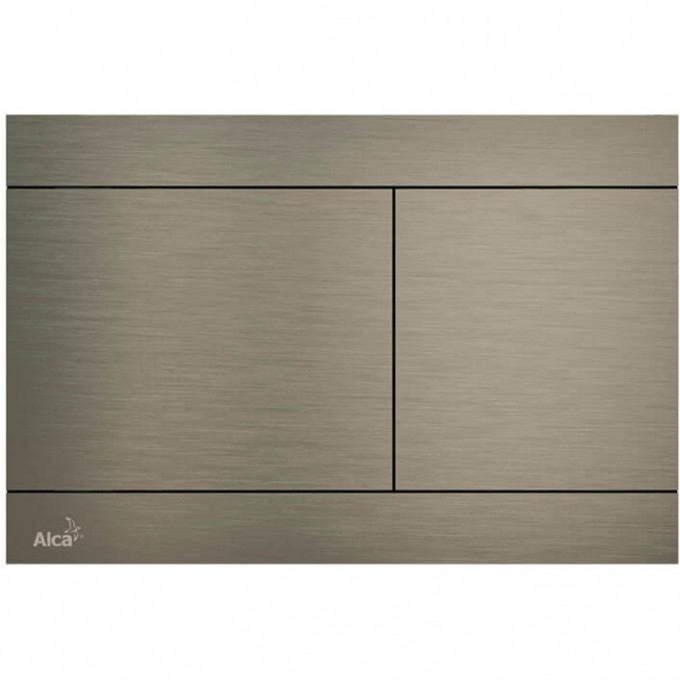 Кнопка управления ALCAPLAST для скрытых систем инсталляции, никель матовый FUN-N-B