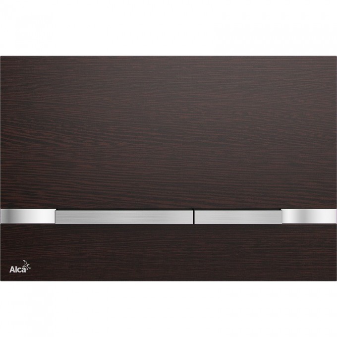 Кнопка управления ALCAPLAST FLAT металл, матовый, цвет Венге STRIPE-WENGE
