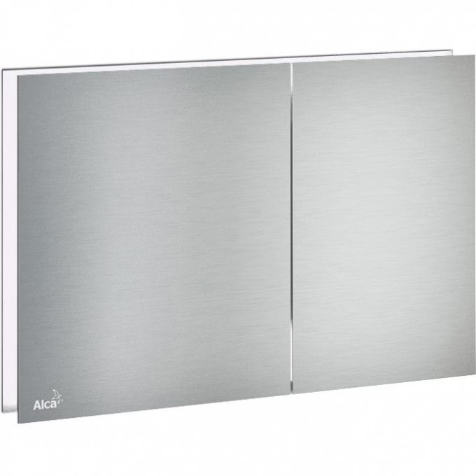 Кнопка управления ALCAPLAST с подсветкой, металл матовый, цвет белый AIR LIGHT-WHITE