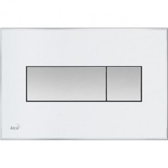 Кнопка управления ALCAPLAST M1370 с вкладышем, белая