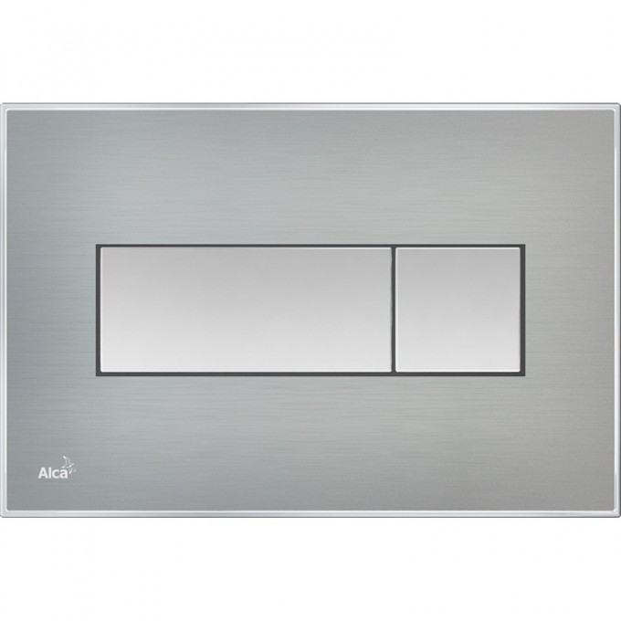 Кнопка управления ALCAPLAST с вкладышем, нержавеющая сталь матовая M1371