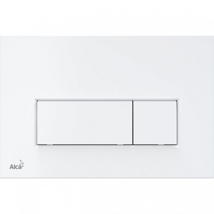 Кнопка управления ALCAPLAST THIN для скрытых систем инсталляции, белый M570