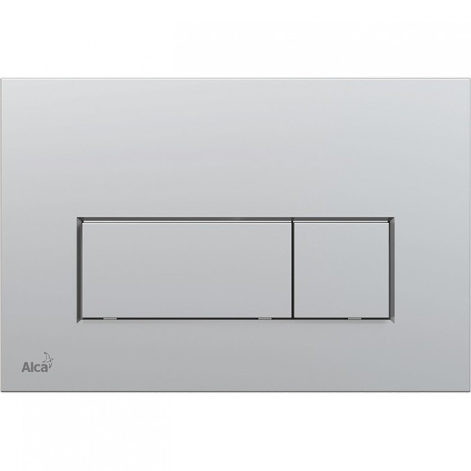Кнопка управления ALCAPLAST THIN для скрытых систем инсталляции, хром матовый M572