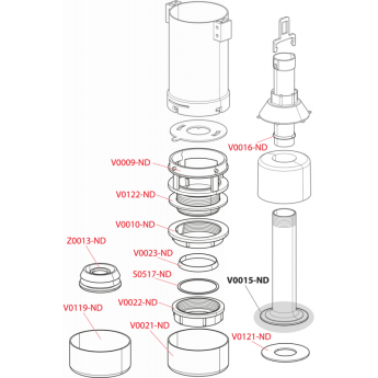 Колпачок слива ALCAPLAST V0021-ND