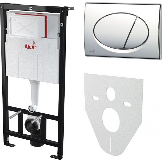 Комплект ALCAPLAST SET 4v1 для установки унитаза с шумоизоляцией AM101/1120-41 RU M71-001