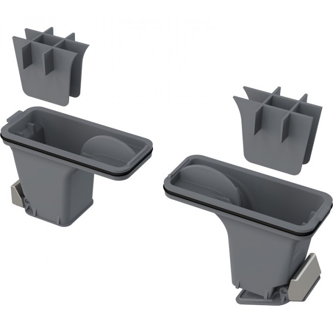 Комплект комбинированных гидрозатворов ALCAPLAST для желобов из нержавеющей стали P095