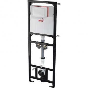 Монтажная рама ALCAPLAST A108F/1500 с бачком для видуара и смесителя, со стоковым коленом DN90/110