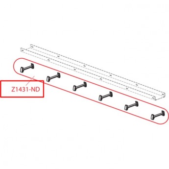 Пластиковый крепеж ALCAPLAST Z1431-ND для решетки (5 шт) Пластиковый крепеж ALCAPLAST Z1431-ND для решетки (5 шт)