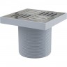 Решетка ALCAPLAST 150х150 нержавеющая сталь APV0400