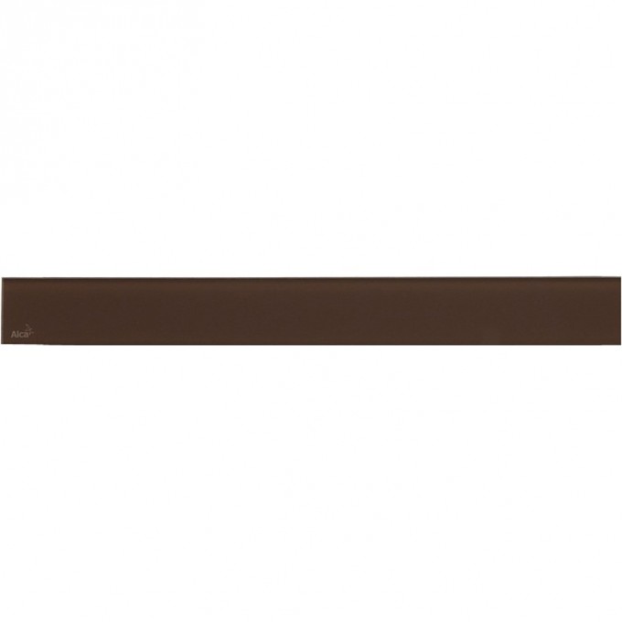 Решетка ALCAPLAST для водоотводящего желоба (APZ6, APZ106) дизайн GLASS, стекло коричневое GL1203-1050