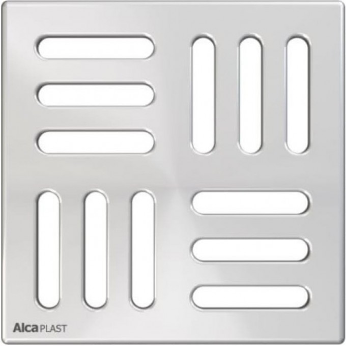 Решетка ALCAPLAST нержавеющая сталь 102х102 мм MPV004