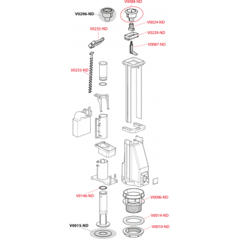 Рычаг ALCAPLAST V0235-ND A08
