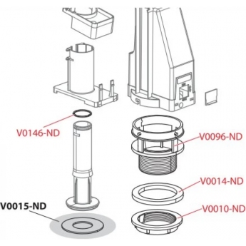 Штифт кнопки ALCAPLAST V0087-ND