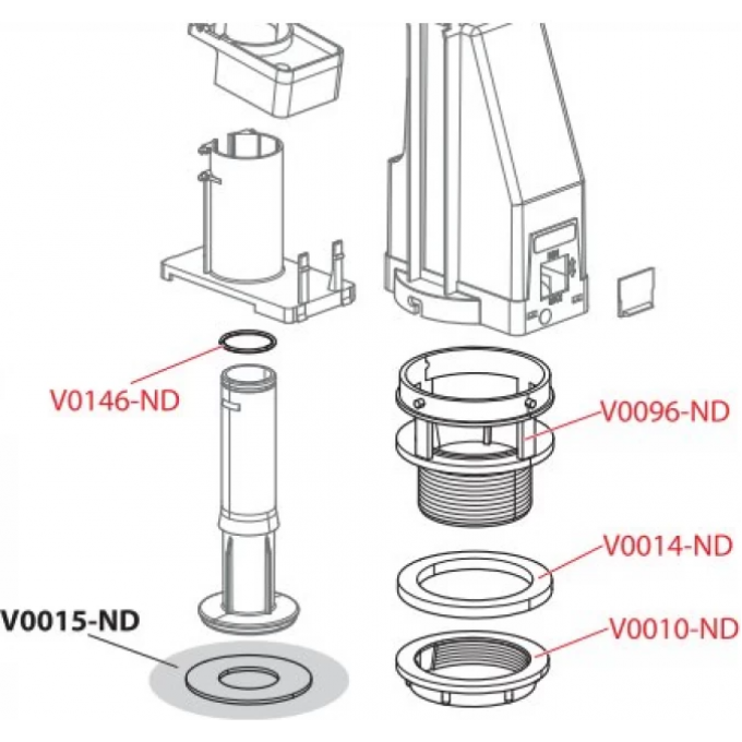 Штифт кнопки ALCAPLAST V0087-ND