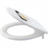 Сидение ALCAPLAST для унитаза Softclose A604 FLOWER