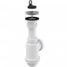 Сифон ALCAPLAST A441P-DN50/40 для мойки, c нержавеющей решеткой Ø70 A441-DN50/40