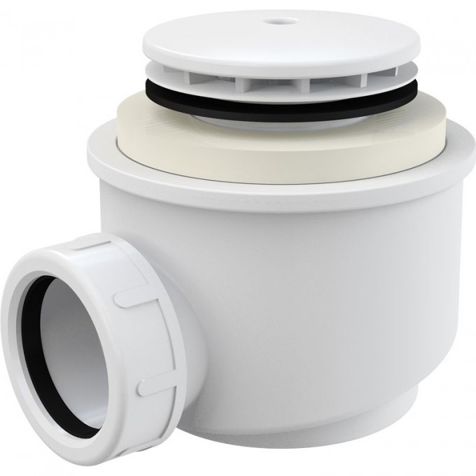 Сифон ALCAPLAST для душевого поддона, белый A47B-50