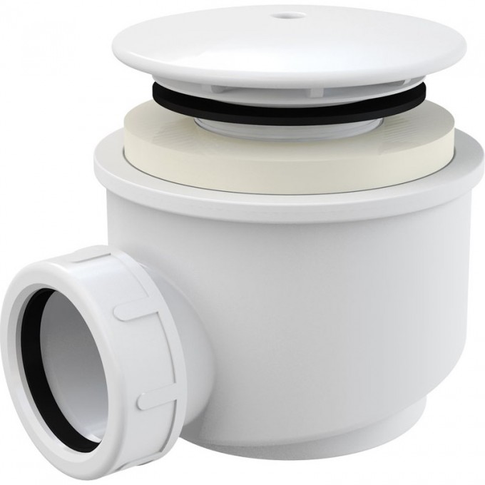 Сифон ALCAPLAST для душевого поддона, белый A47B-60