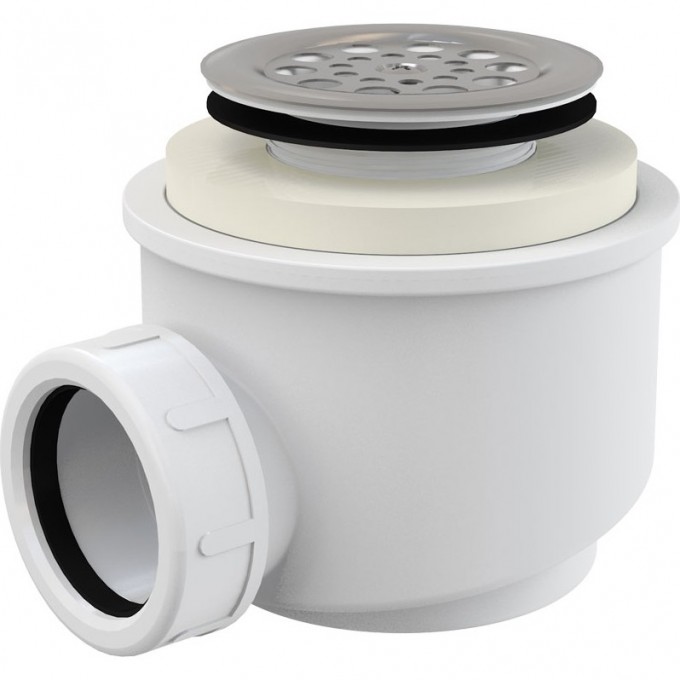 Сифон ALCAPLAST для душевого поддона с нержавеющей решёткой A46-50