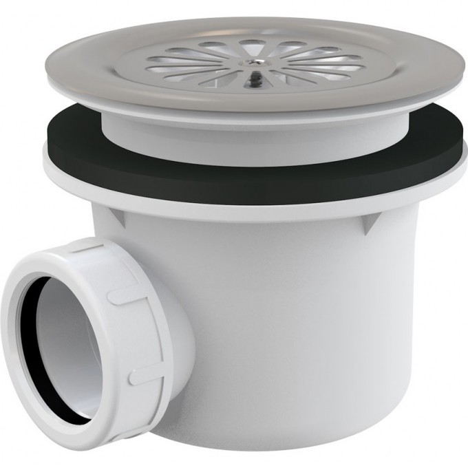 Сифон ALCAPLAST для душевого поддона с нержавеющей решеткой A48