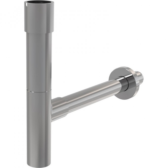 Сифон ALCAPLAST для умывальника Ø32 DESIGN, цельнометаллический массивный A402