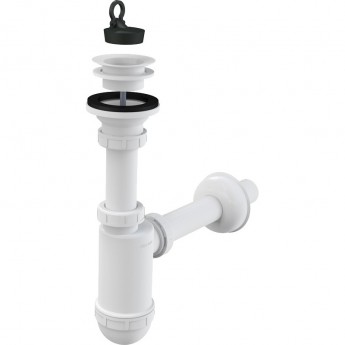 Сифон ALCAPLAST A421 для умывальника Ø32 с пластмассовой peшeткой Ø63 Сифон ALCAPLAST A421 для умывальника Ø32 с пластмассовой peшeткой Ø63