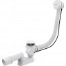 Сифон ALCAPLAST для ванны автомат, комплект, белый, пластик/пластик, длина 100 см A51BM-100