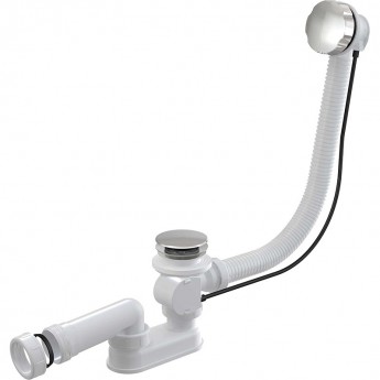 Сифон ALCAPLAST AG210125260 для ванны автомат комплект, металл Сифон ALCAPLAST AG210125260 для ванны автомат комплект, металл