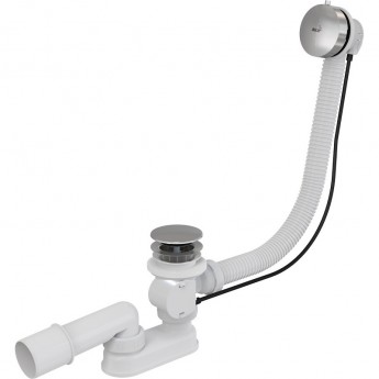 Сифон ALCAPLAST A551KM-100 для ванны автомат комплект, металл/металл, длина 100 см Сифон ALCAPLAST A551KM-100 для ванны автомат комплект, металл/металл, длина 100 см