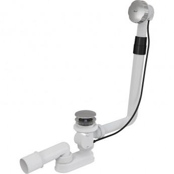 Сифон ALCAPLAST A550KM-120 для ванны автомат, комплект, металл/металл жёсткий Сифон ALCAPLAST A550KM-120 для ванны автомат, комплект, металл/металл жёсткий