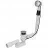 Сифон ALCAPLAST для ванны автомат, комплект, металл/металл жёсткий A552KM-120