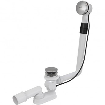 Сифон ALCAPLAST A552KM для ванны автомат комплект, металл/металл жёсткий Сифон ALCAPLAST A552KM для ванны автомат комплект, металл/металл жёсткий