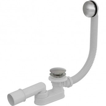 Сифон ALCAPLAST A507CKM для ванны click/clack металл, длина 57 см
