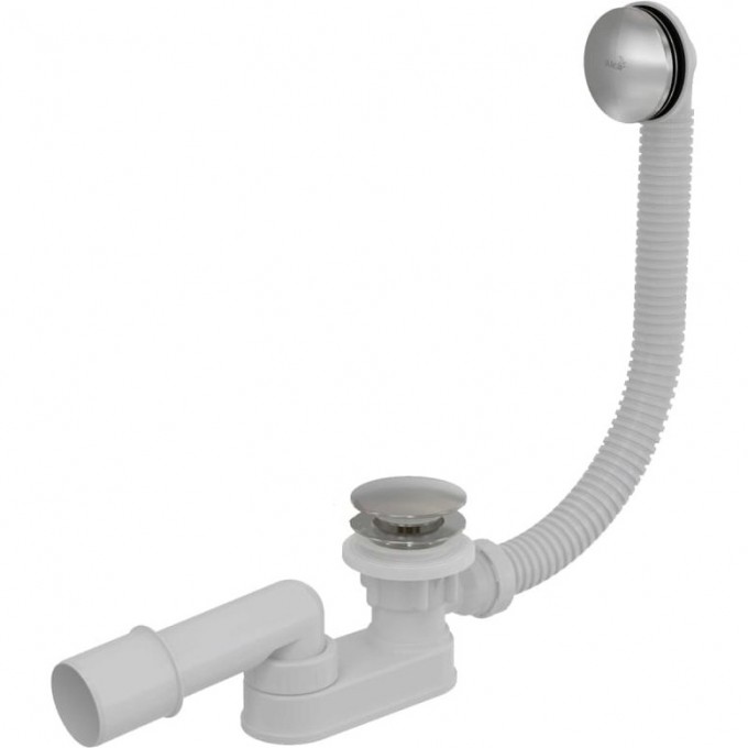 Сифон ALCAPLAST для ванны click/clack металл, длина 57 см A507CKM