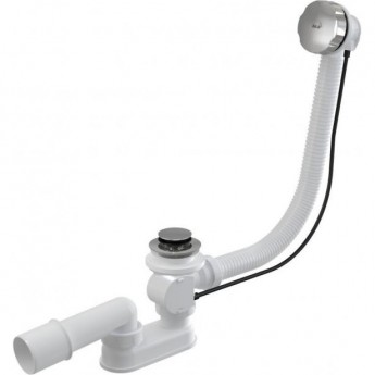 Сифон для ванны ALCAPLAST A55K-RU-01 автомат комплект металл