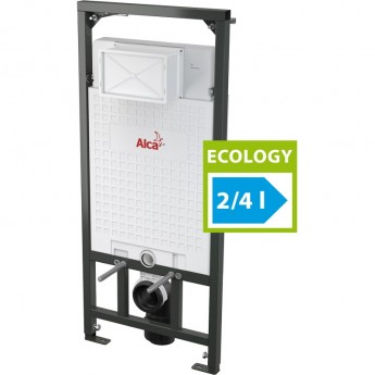 Скрытая система инсталляции ALCAPLAST A101/1200E для сухой установки (для гипсокартона) Ecology