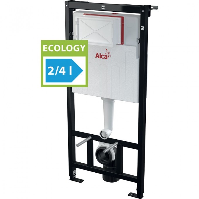 Скрытая система инсталляции ALCAPLAST для сухой установки (для гипсокартона) Ecology AM101/1120E