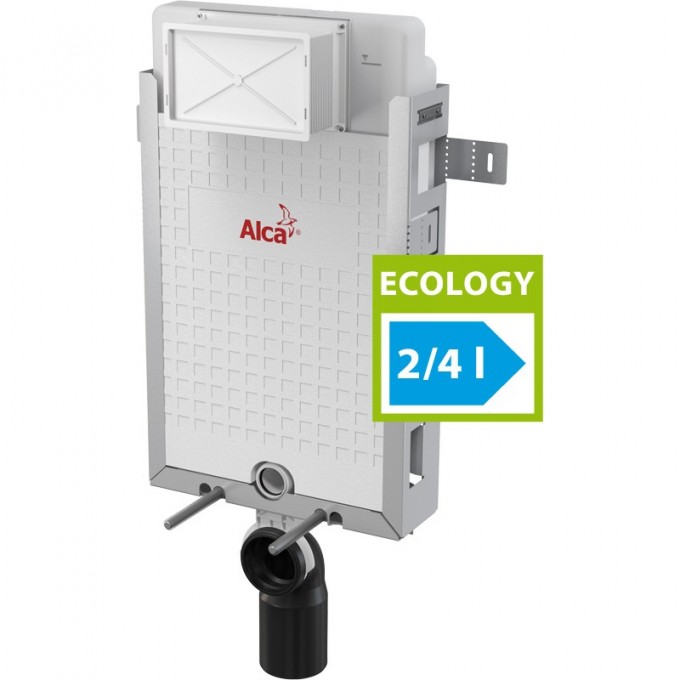 Скрытая система инсталляции ALCAPLAST для замуровывания в стену, Ecology A115/1000E